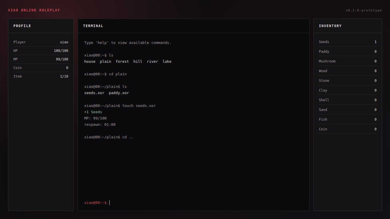 Xiao World Online screenshot